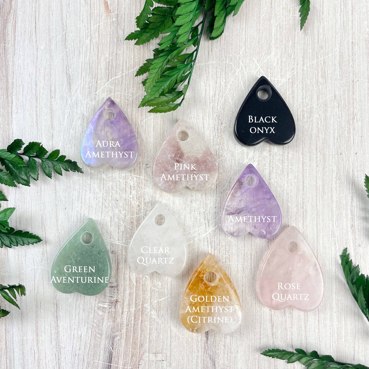 Gemstone Planchette Carving: Citrine