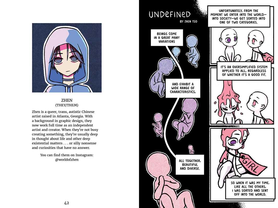 Out Side: Trans & Nonbinary Comics by: Paperback; 176 pages / English