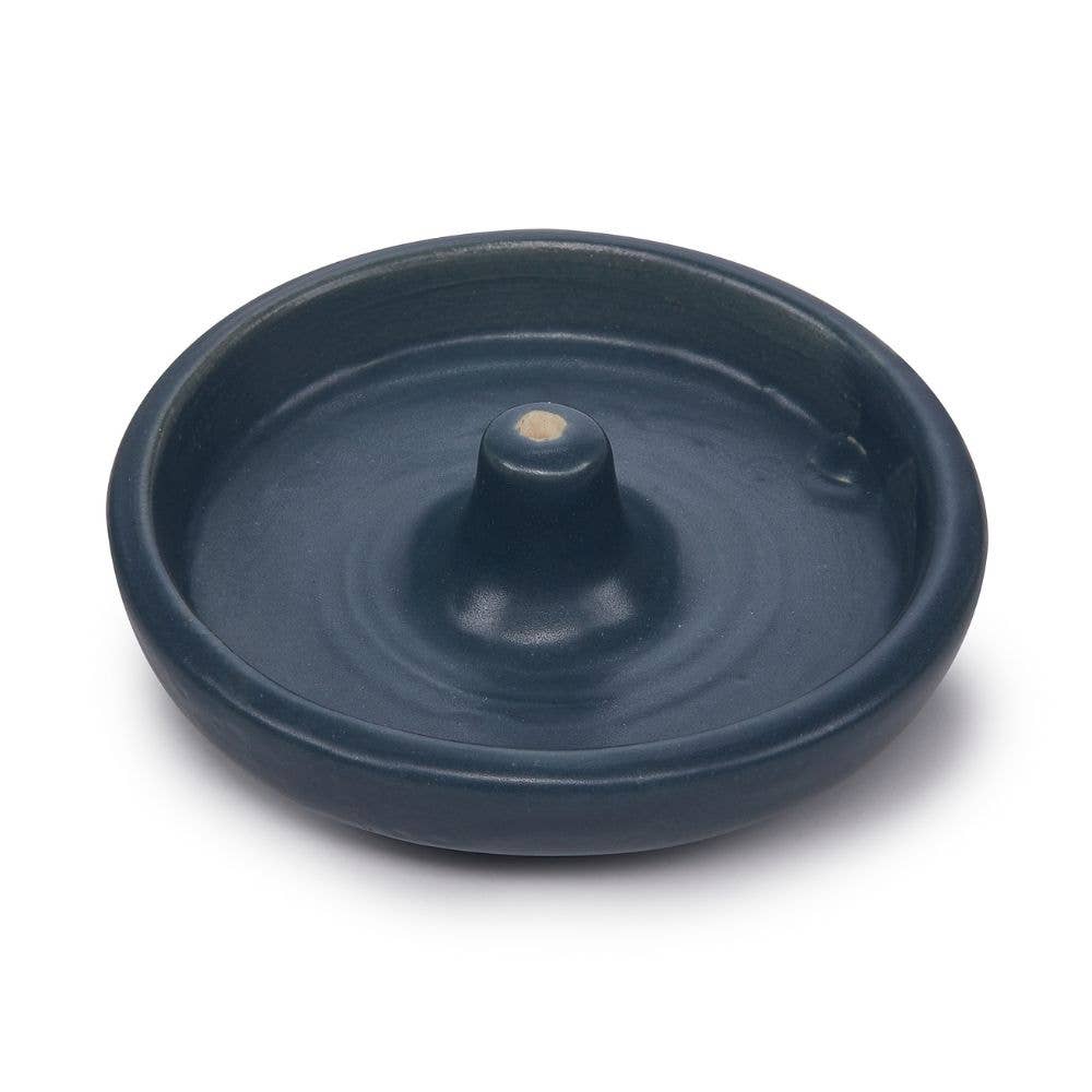 Set of 5 Ceramic Disc Incense Sticks Holder