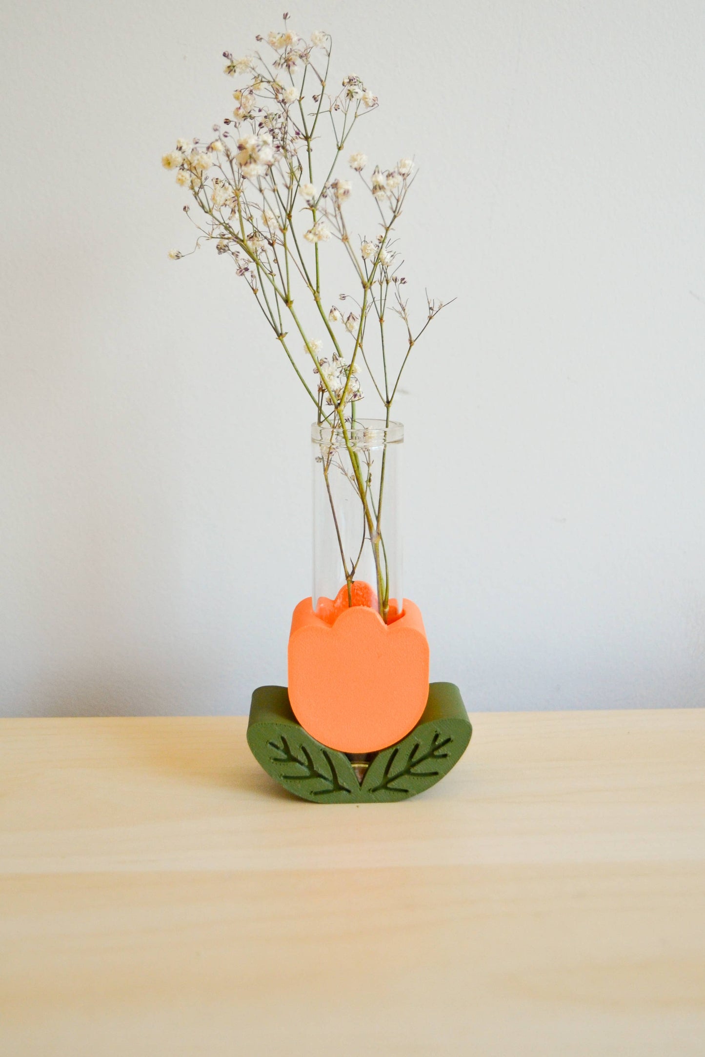Single Color Stacking Tulip Plant Propagation Vase: Yellow Gold