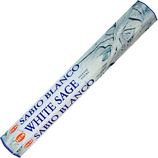 Hem Hexagonal Pack Incense 20 Gr White Sage (Pk 6)
