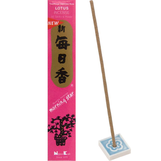 Morning Star Incense 50 Sticks Lotus (Pack of 12)