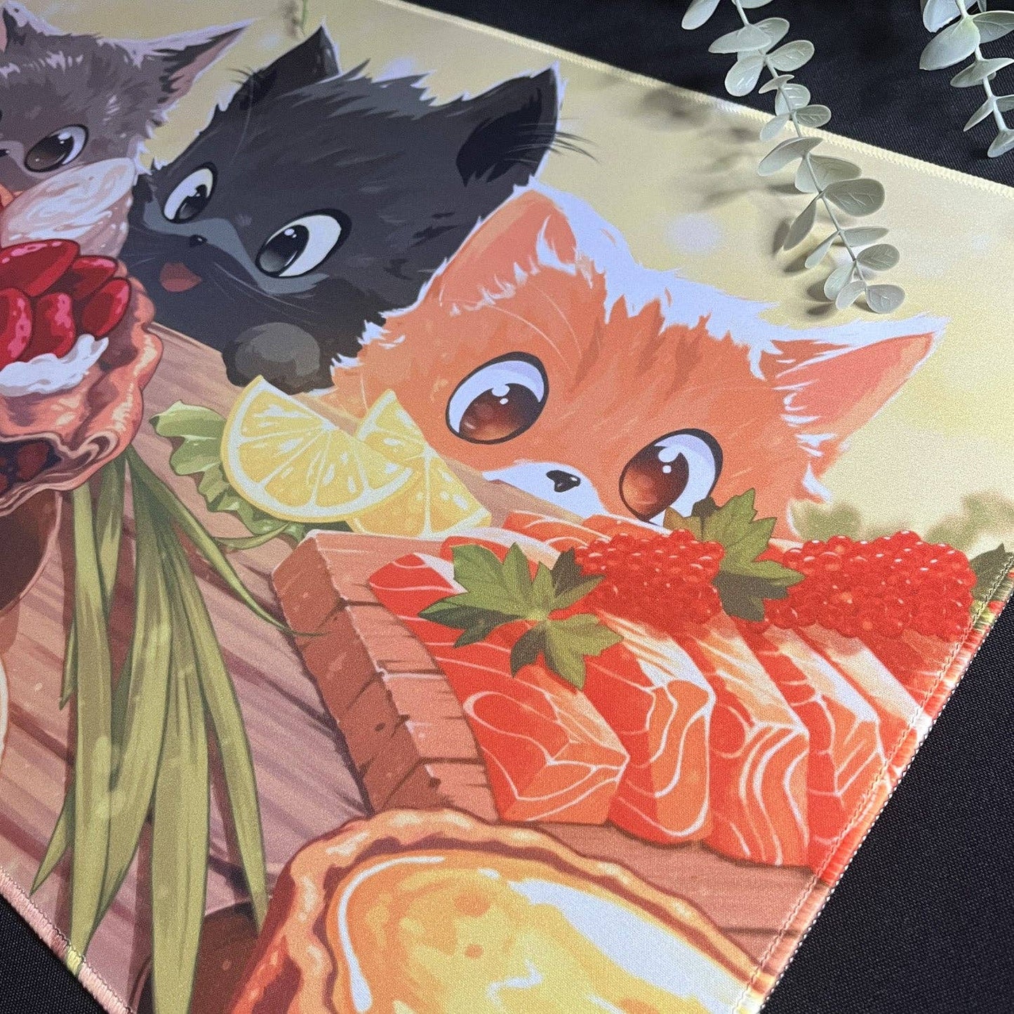 CnC Food Playmat: Drawstring Bag with Label
