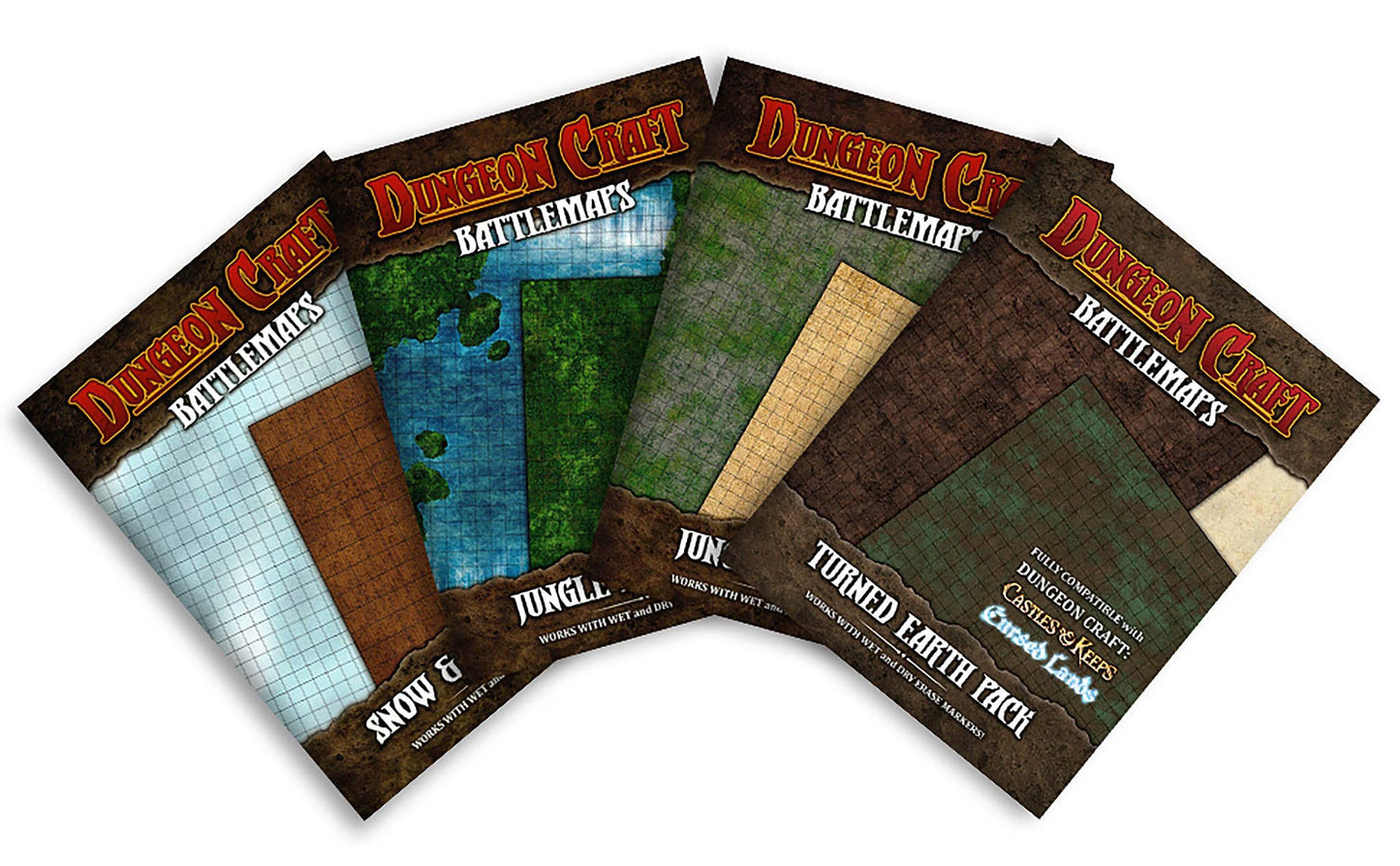 BattleMap – Lost World 4 Map Pack