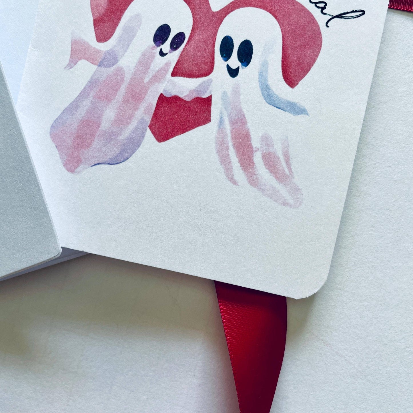 Eternal Love Ghost Card : Brown Kraft Paper