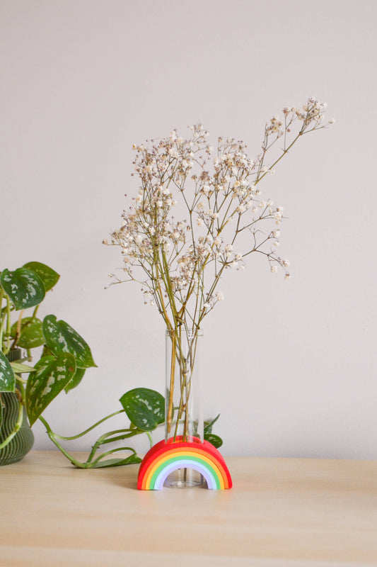Rainbow Propagation Bud Vase / Propagation stand