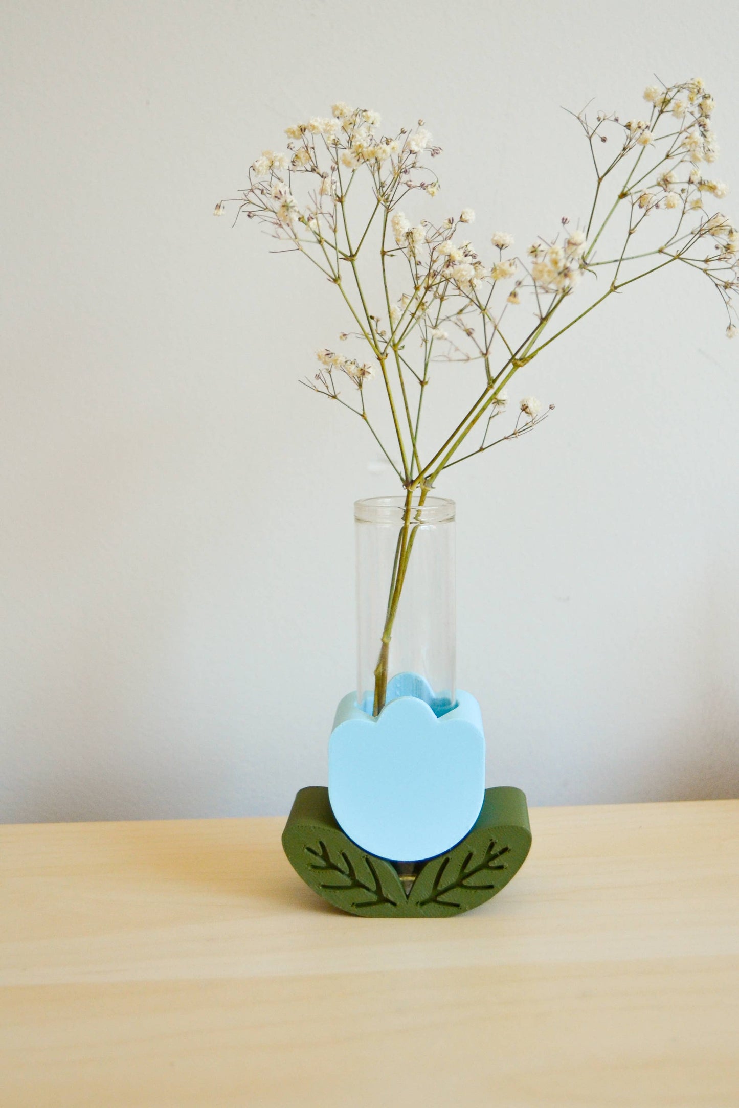 Single Color Stacking Tulip Plant Propagation Vase: Yellow Gold