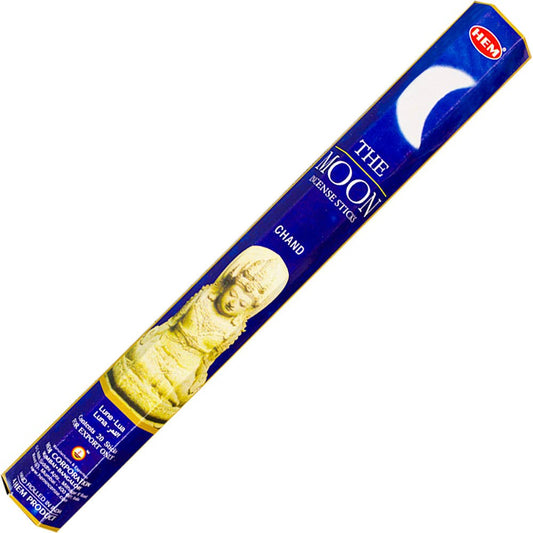 Hem Hexagonal Pack Incense 20 Gr Moon (Pk 6)