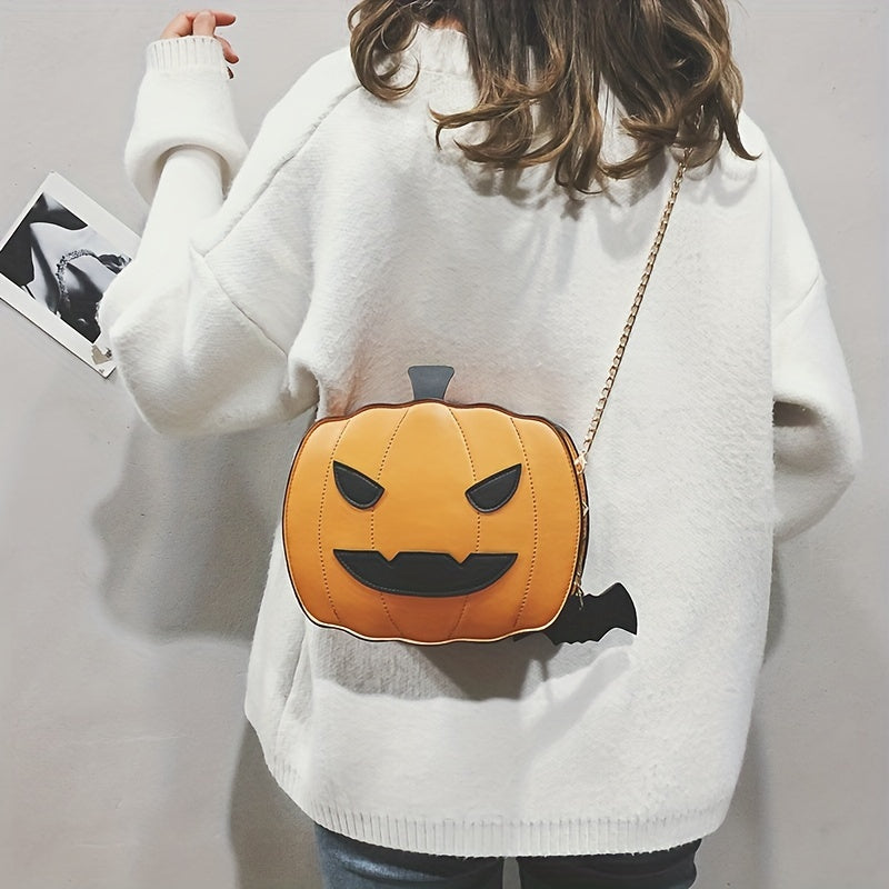 Pumpkin Shaped Crossbody Bag