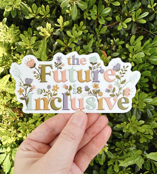Inclusive Vinyl Sticker: Small (3")