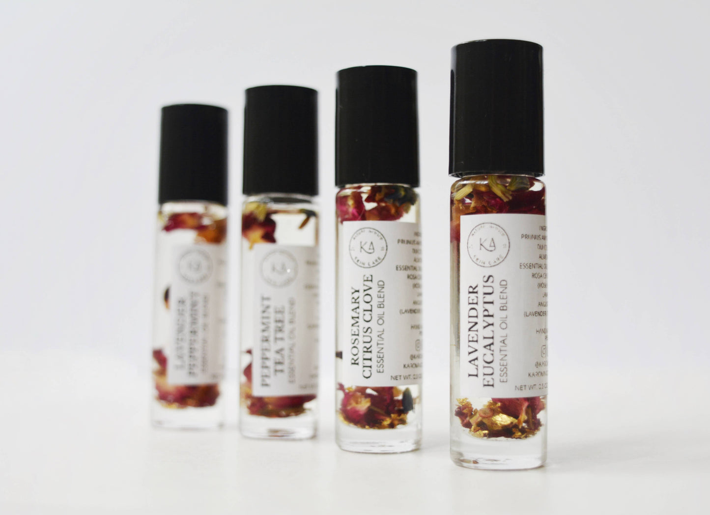 Essential Oil Natural Perfume Roll-on: Packaged in individual boxes / Lavender Eucalyptus