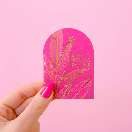 Happy Birthday Beautiful | Mini Card