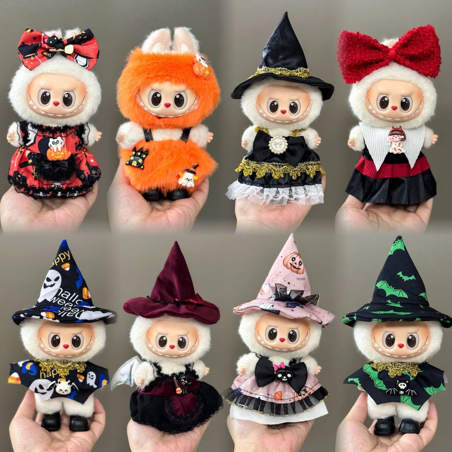 Halloween Labubu clothes, holiday decoration,suit for 17 cm : 1