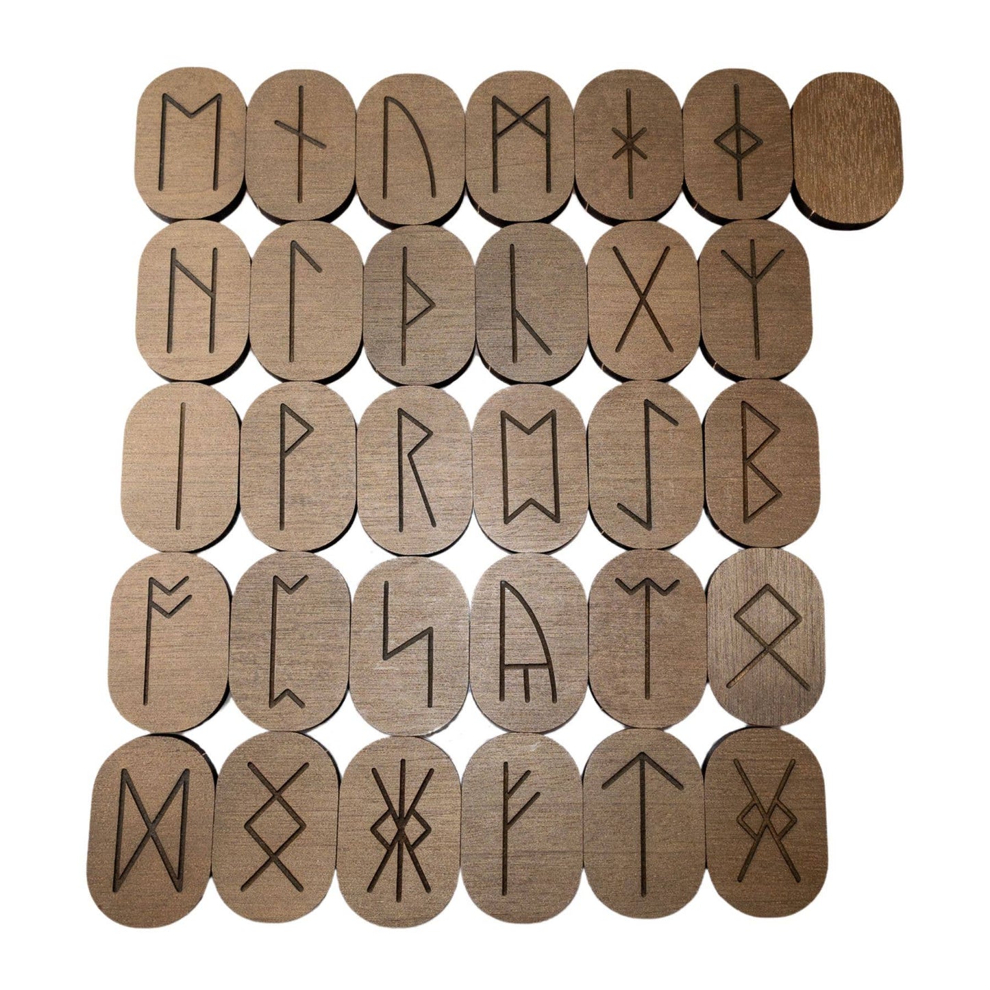 Wood Rune Tiles