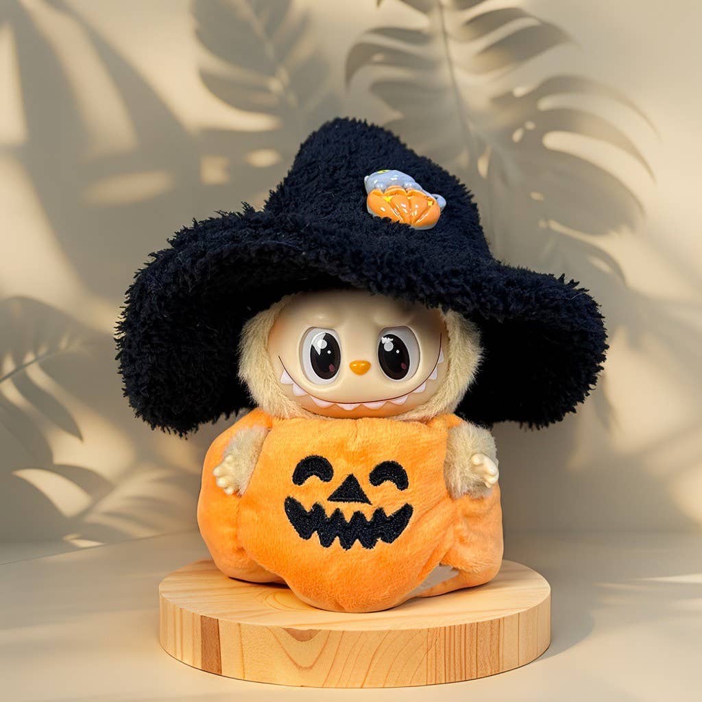 Labubu Halloween Pumpkin clothes, holiday decoration: 1