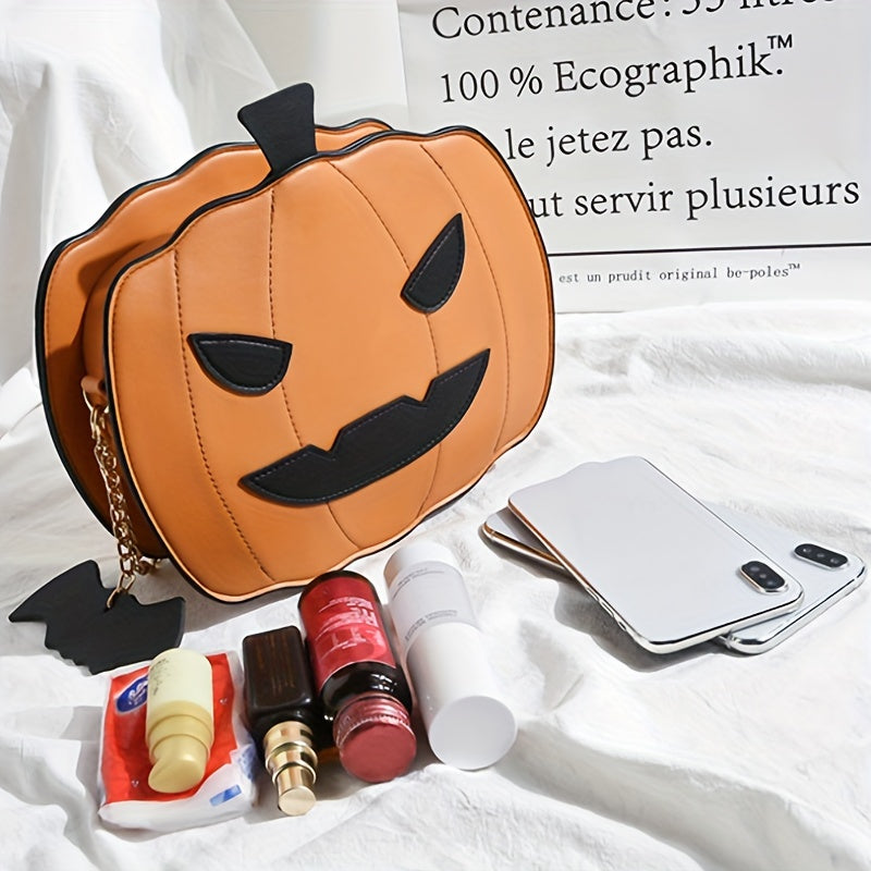 Pumpkin Shaped Crossbody Bag