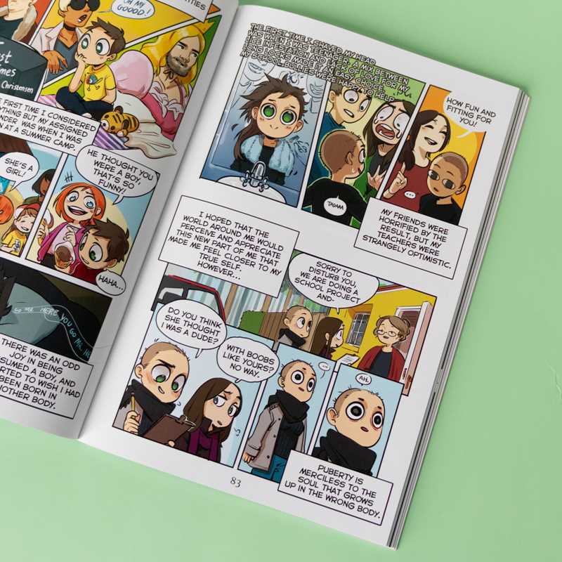 Out Side: Trans & Nonbinary Comics by: Paperback; 176 pages / English