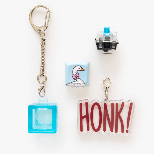 Goose Clicky Keychains: Nice Goose