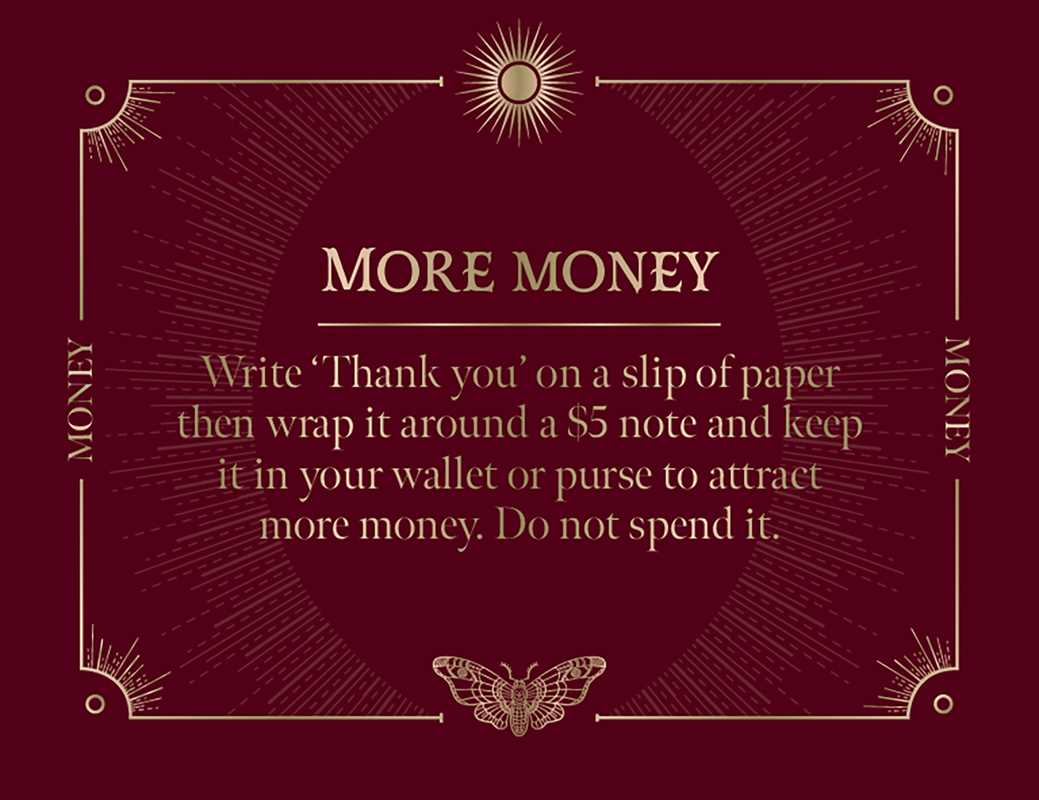 Spells by Lorriane Anderson: Flashcards; 40 pages / English
