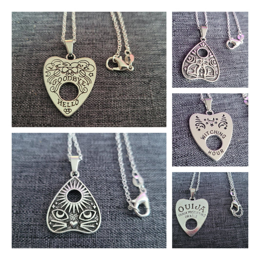 Ouija & Tarot Card Earrings, Necklaces & Zipper Pulls: Necklaces / Ouija