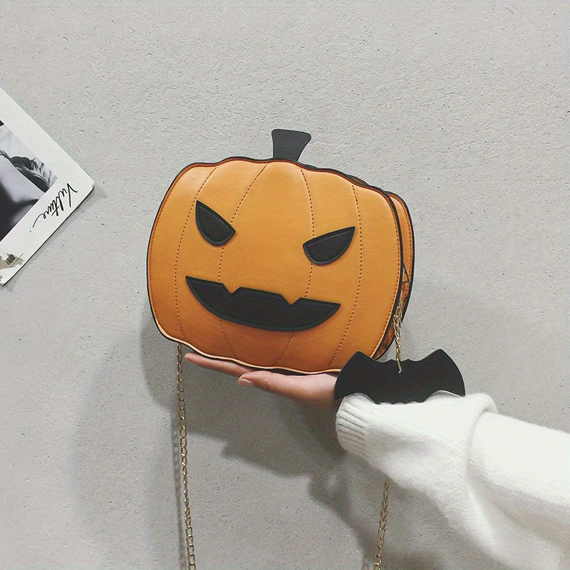 Pumpkin Shaped Crossbody Bag