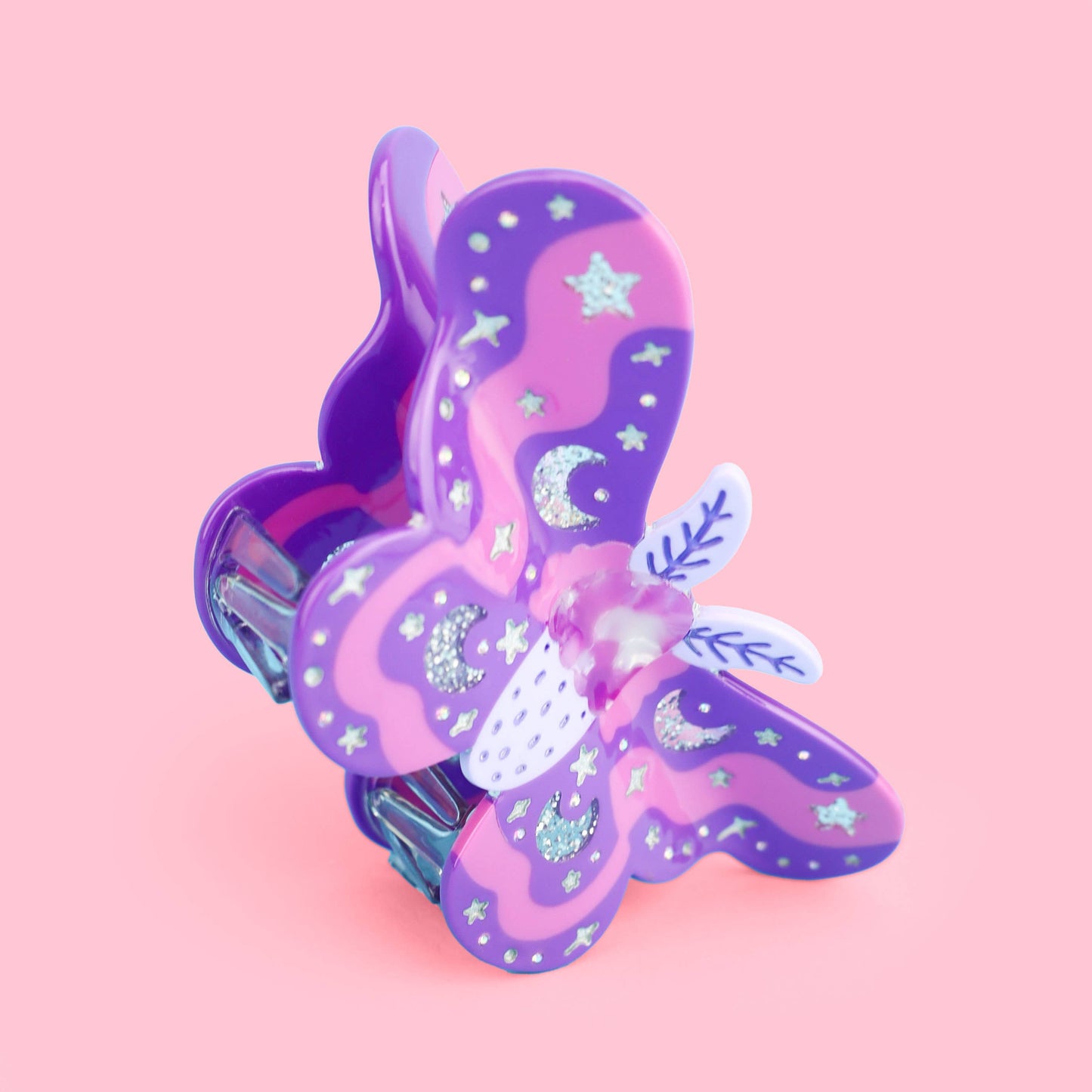 Pastel Moth, Hair Claw, Insect, Spooky, Magic, Hair Clip: Acetate