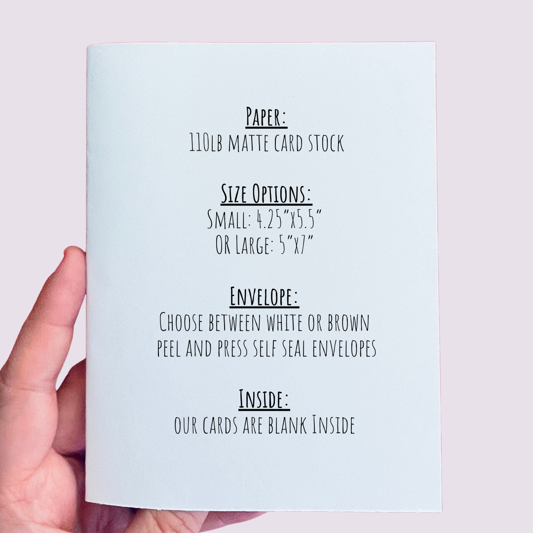 I Welcome Thee to thy Middle Ages Medieval Knight Birthday Card: Large 5” x 7” / White