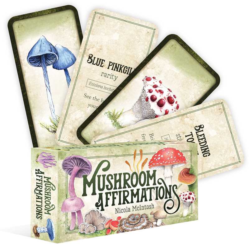 Mushroom Affirmations by Nicola McIntosh: Flashcards; 40 pages / English