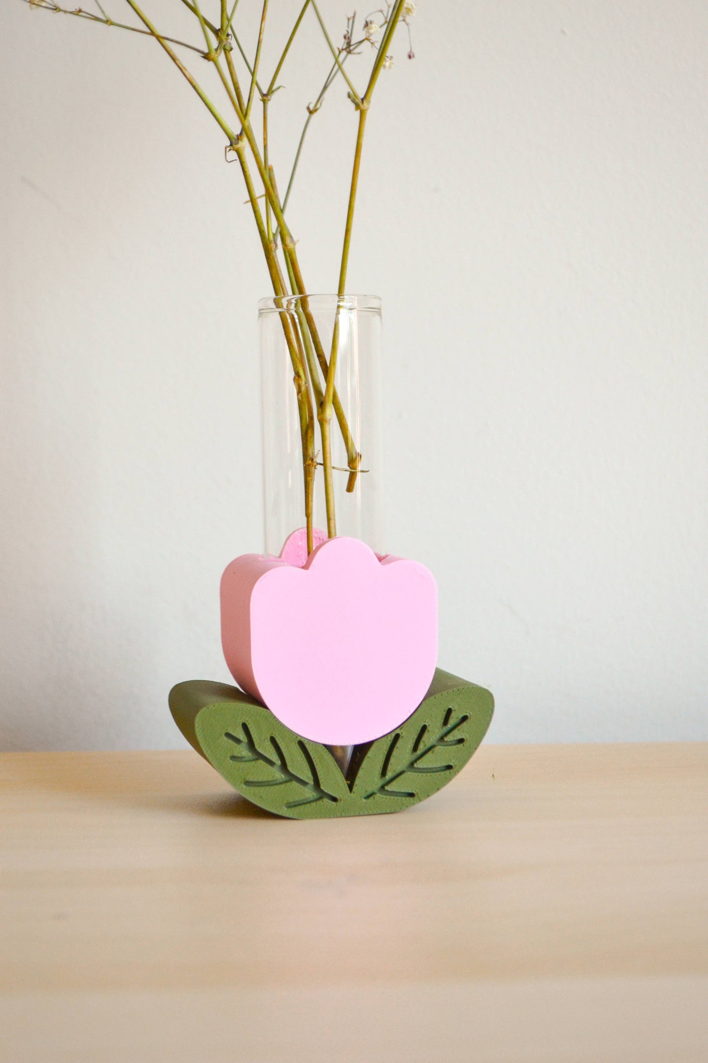 Single Color Stacking Tulip Plant Propagation Vase: Yellow Gold