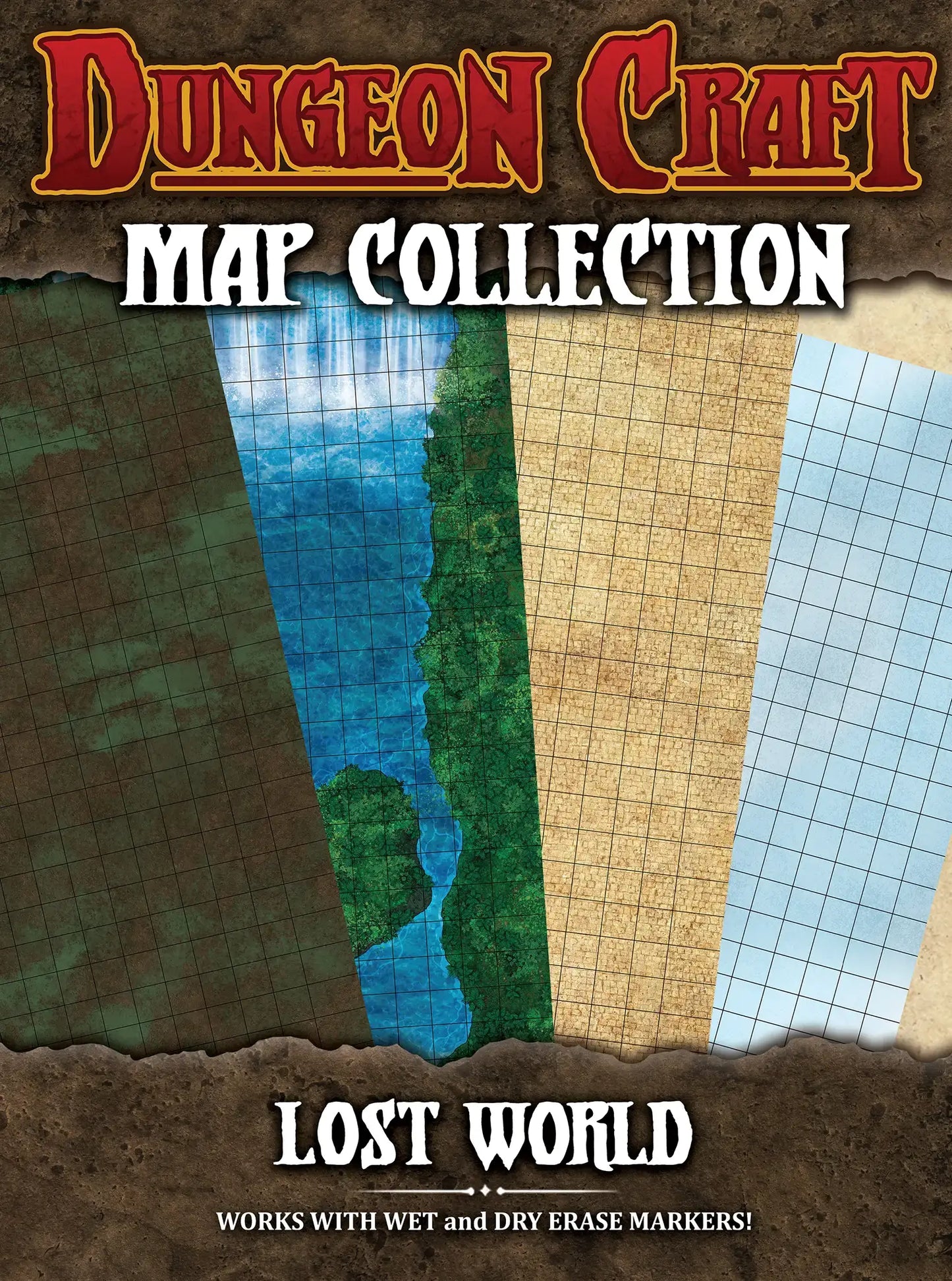 BattleMap – Lost World 4 Map Pack