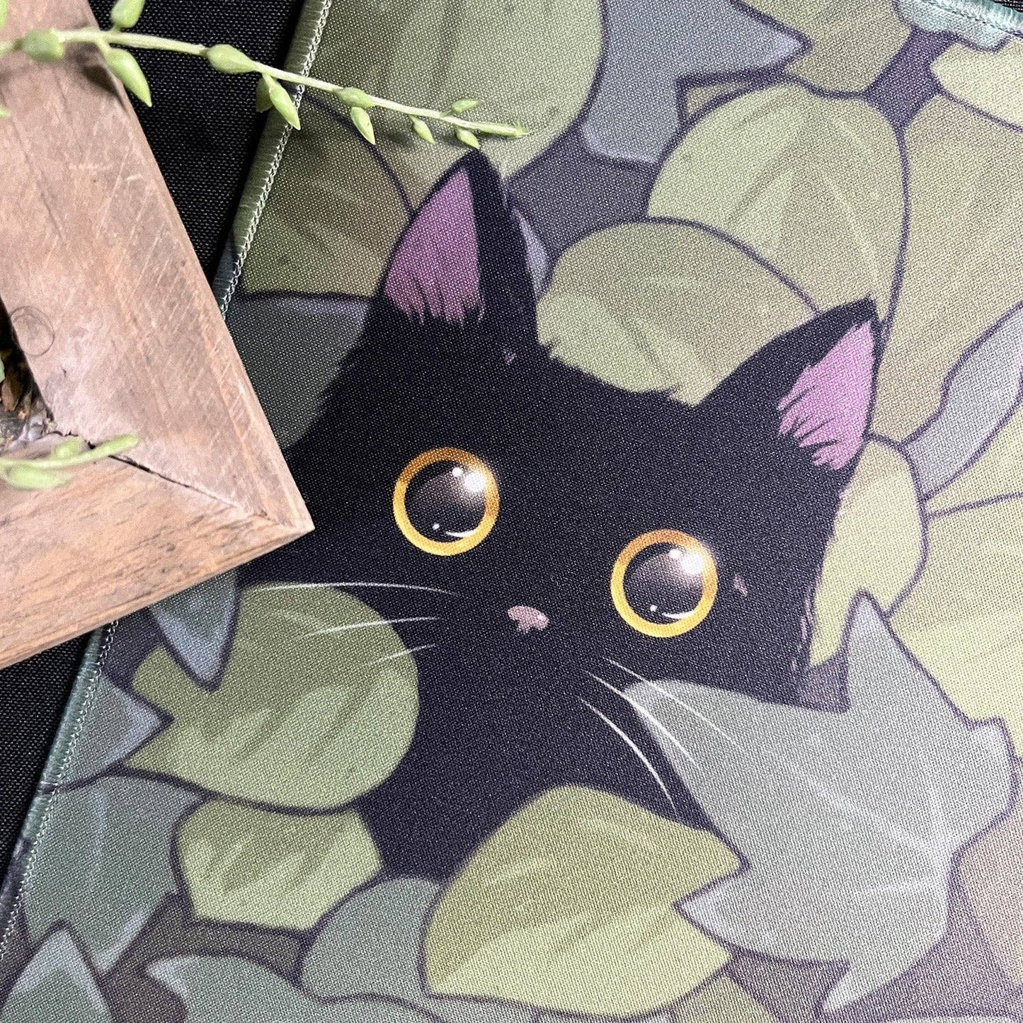 Ivy Void Cat Playmat: Drawstring Bag with Label