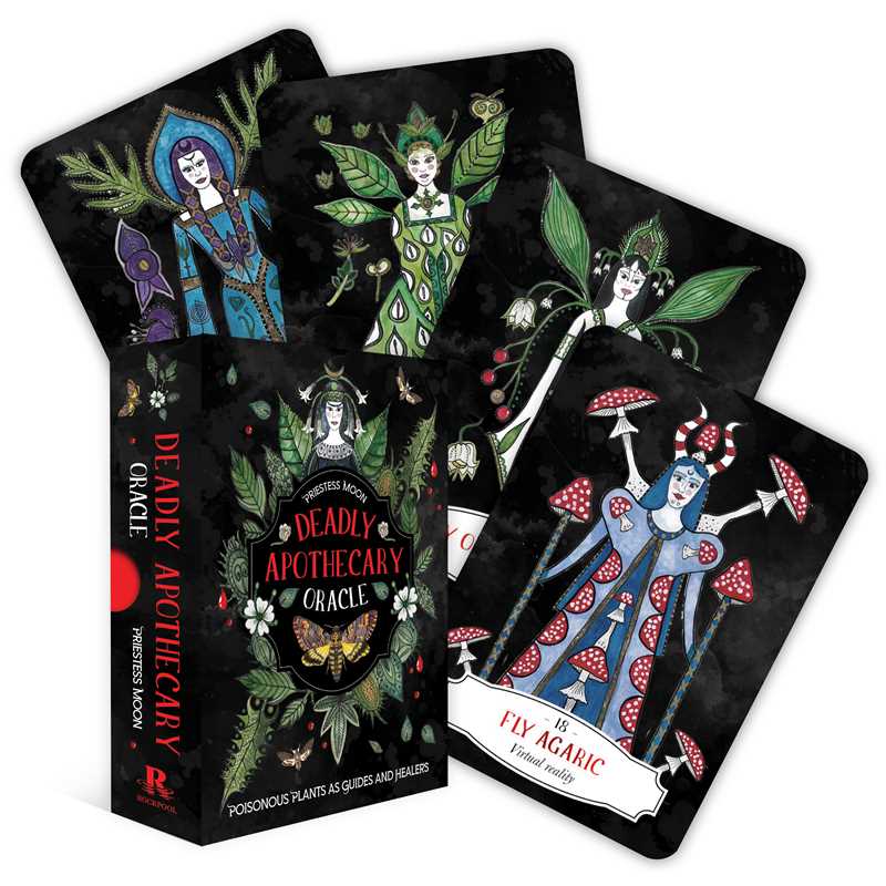 Deadly Apothecary Oracle by Priestess Moon: Flashcards; 96 pages / English