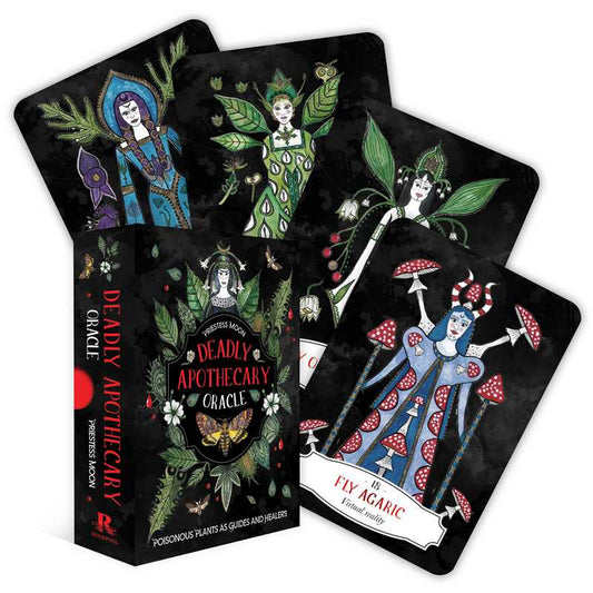 Deadly Apothecary Oracle by Priestess Moon: Flashcards; 96 pages / English