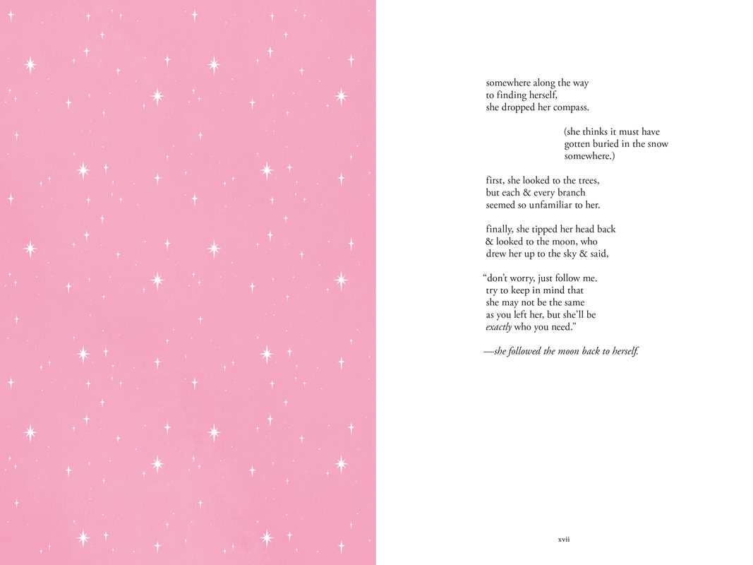 She followed the moon back to herself by Amanda  Lovelace: Paperback; 208 pages / English
