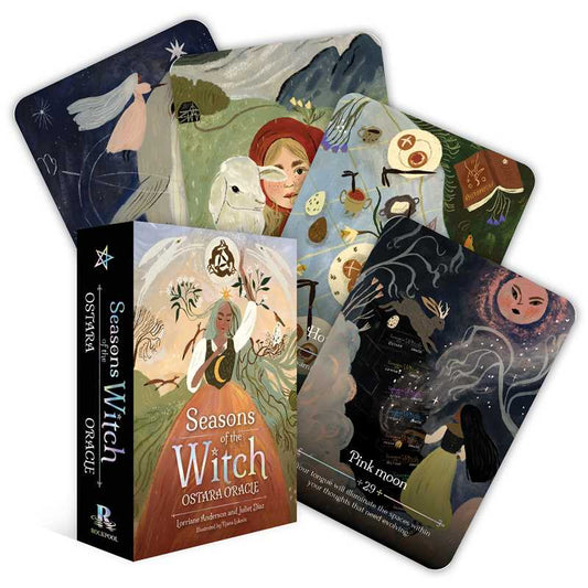 Seasons of the Witch – Ostara Oracle by Lorriane Anderson: Flashcards; 160 pages / English