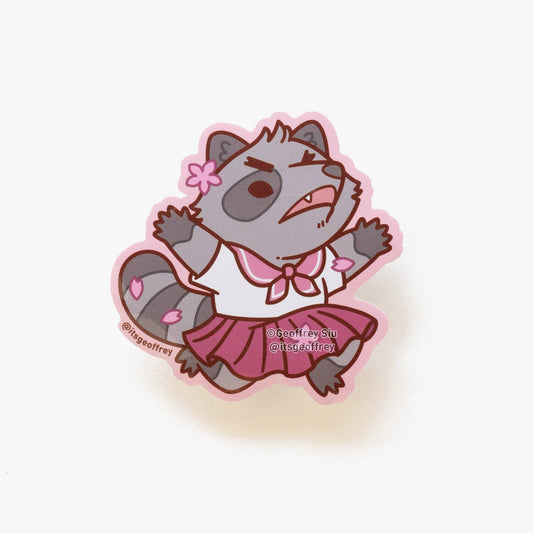 Sakura-Kun Vinyl Stickers: Girl