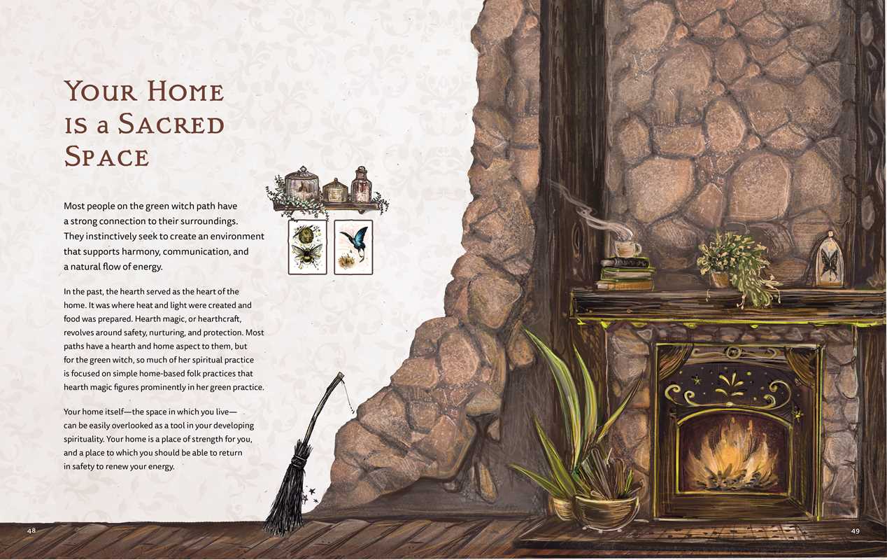 Green Witch Illustrated by Arin Murphy-Hiscock: Hardcover; 256 pages / English