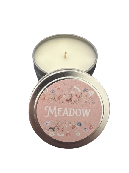 4oz 'Meadow' Travel Tin Soy Candle