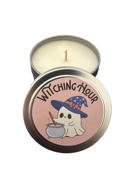 4oz 'Witching Hour' Travel Tin Soy Candle