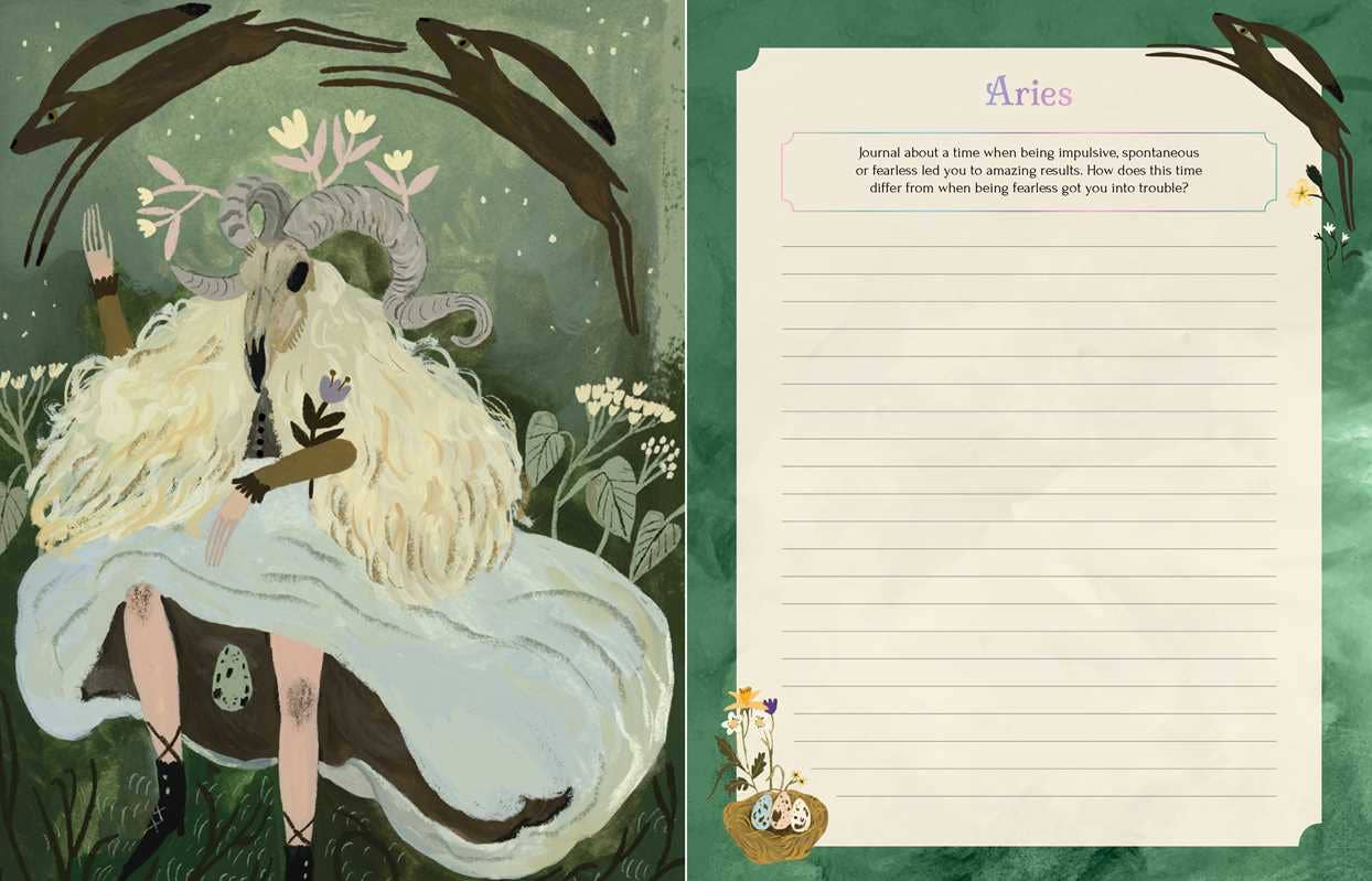 Seasons of the Witch: Ostara Journal by Lorriane Anderson: Flexibound; 208 pages / English
