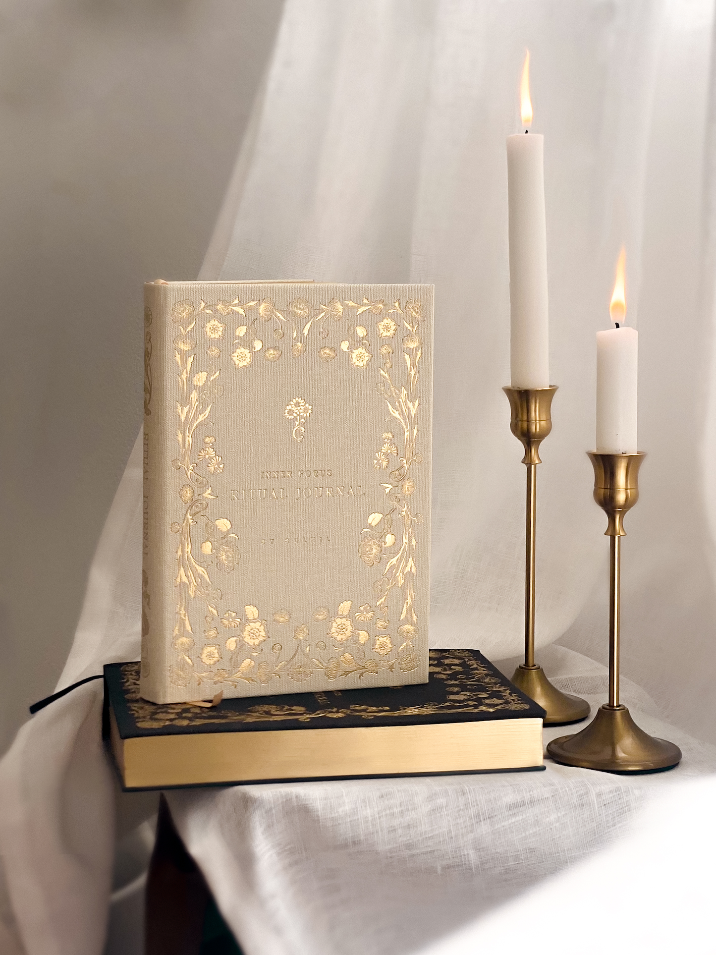 Linen Ritual Journal, Midnight Black, ED II