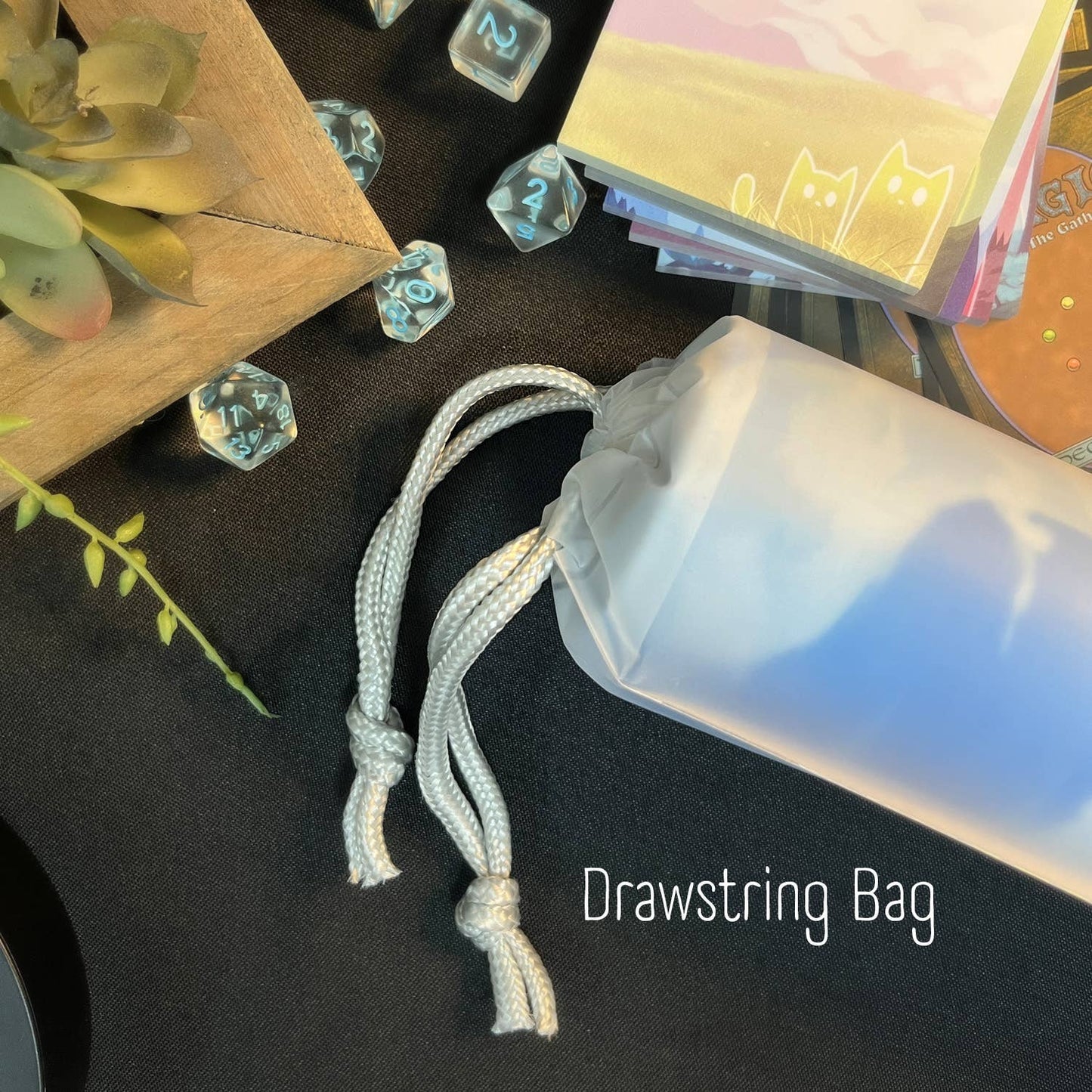 CnC Food Playmat: Drawstring Bag with Label