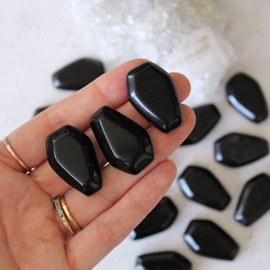 Obsidian Coffin (Crystals & Stones)