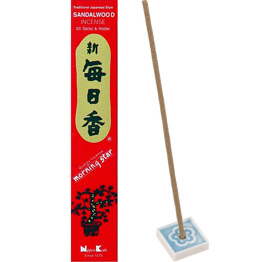 Morning Star Incense 50 Sticks Sandalwood (Box of 12)