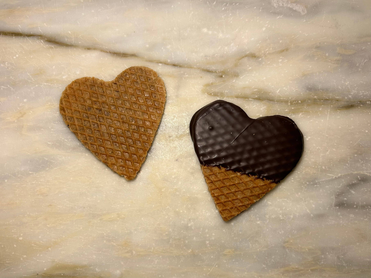 Stroopwafel Hearts: Single / Chocolate Sprinkle