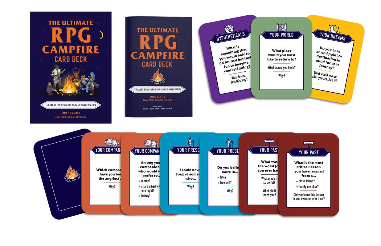 Ultimate RPG Campfire Card Deck by James D’Amato: Flashcards; 151 pages / English