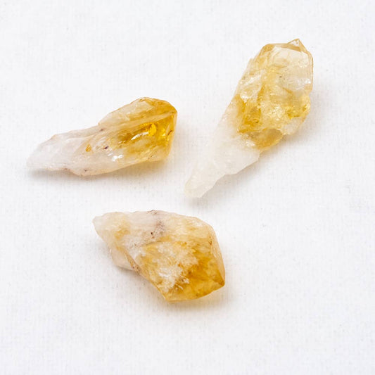 Natural Citrine Points Crystals