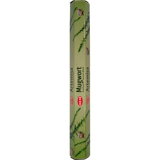 Hem Hexagonal Pack Incense 20 Gr Mugwort (Pack of 6)