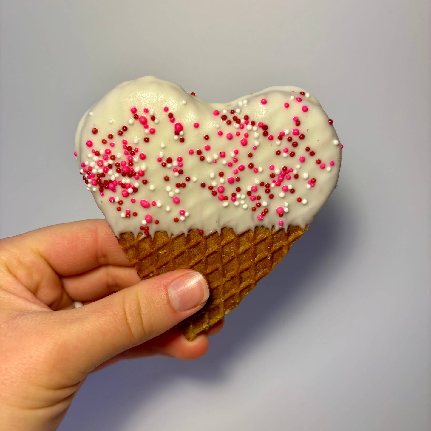 Stroopwafel Hearts: Single / Chocolate Sprinkle