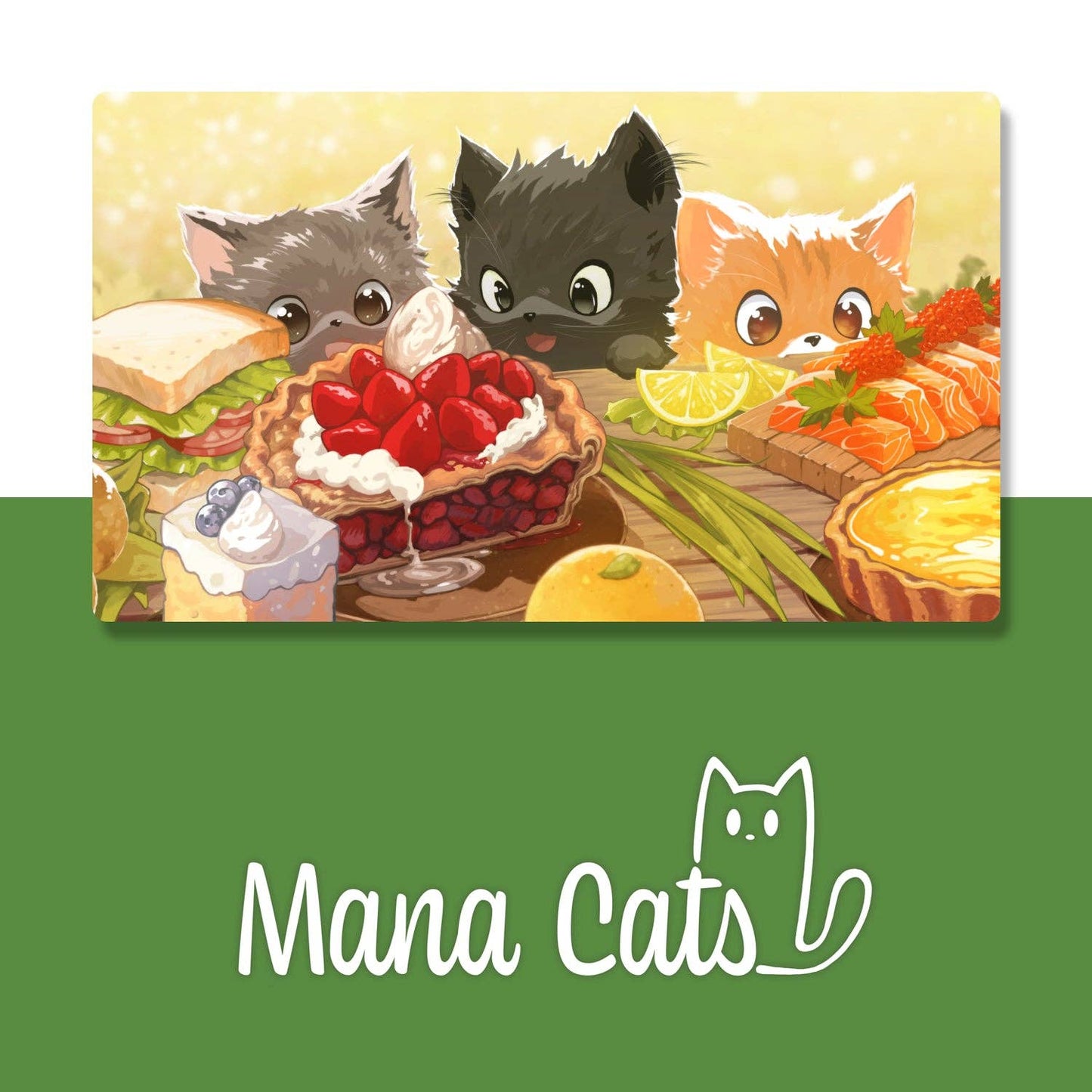 CnC Food Playmat: Drawstring Bag with Label
